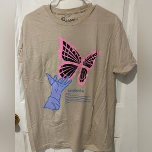 Men or Women’s Tan Graphic T-Shirt
